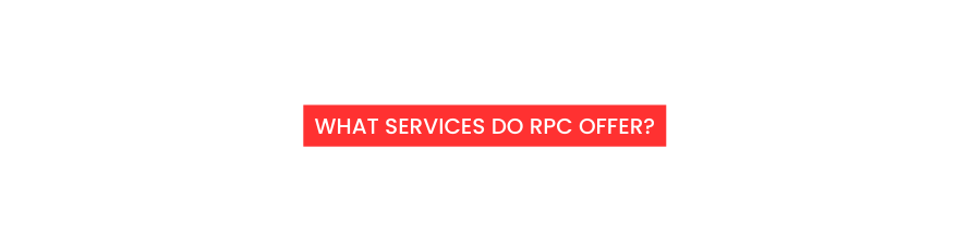 WHAT SERVICES DO RPC OFFER